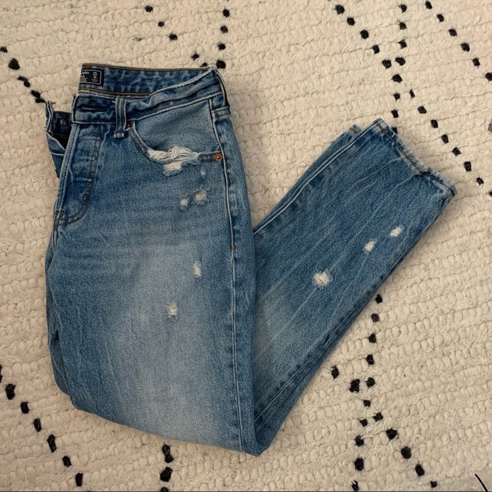Ames Lowrise Slim Boyfriend jeans